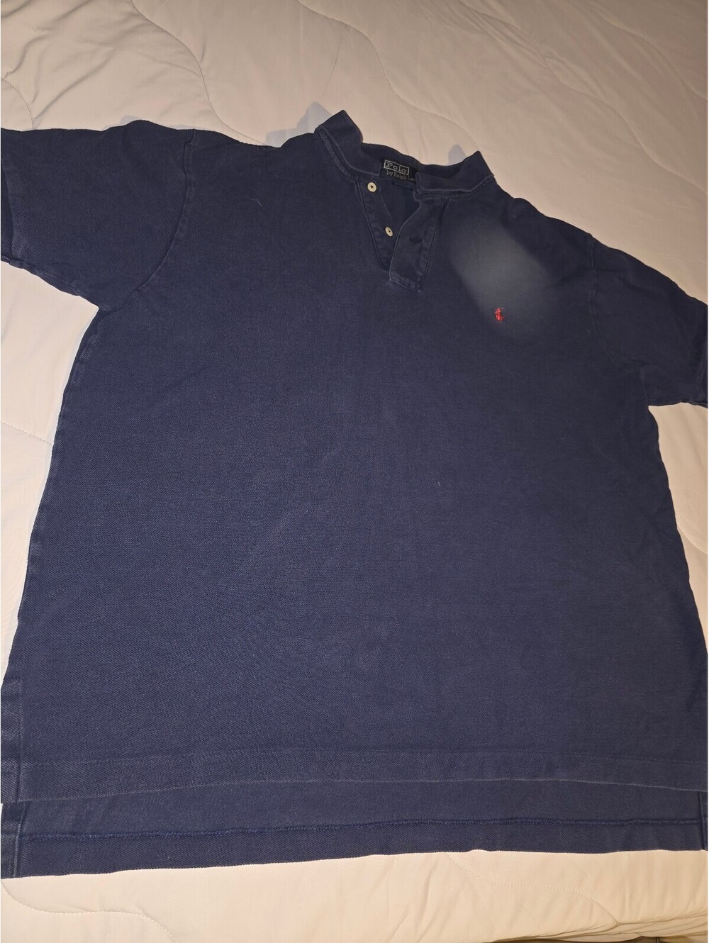 Polo Ralph Lauren Men's Blue Short Sleeve Collared Shirt Size XL